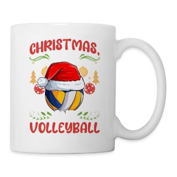 Volleyball Player Team Club Christmas, Love - Mug - white - Right