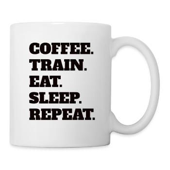 Fitness Strength Training Bodybuilder Sports Muscle - Mug - white - Right
