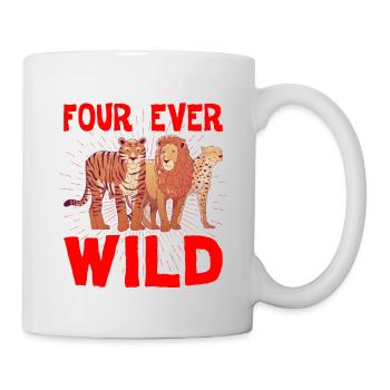 Four Ever Wild 40 - Tasse - Weiß - Rechts