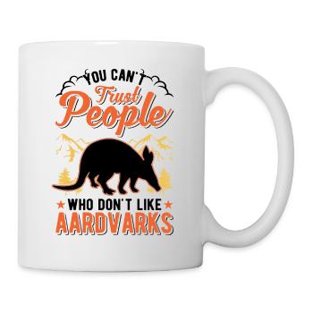 Aardvark Cadeau Aardvark - Mug blanc - blanc - Droite