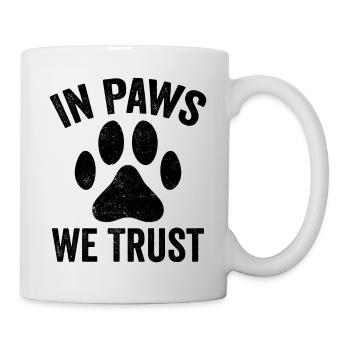 Polizeibeamter Polizeihund - Tasse - Weiß - Rechts