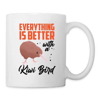 Kiwi Bird All Better New Zealand Kiwi - Mug blanc - blanc - Droite
