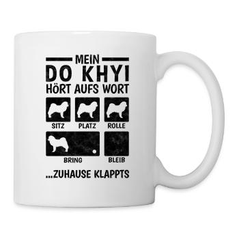 Do Khyi Zuhause klappts Tibetmastiff - Tasse - Weiß - Rechts