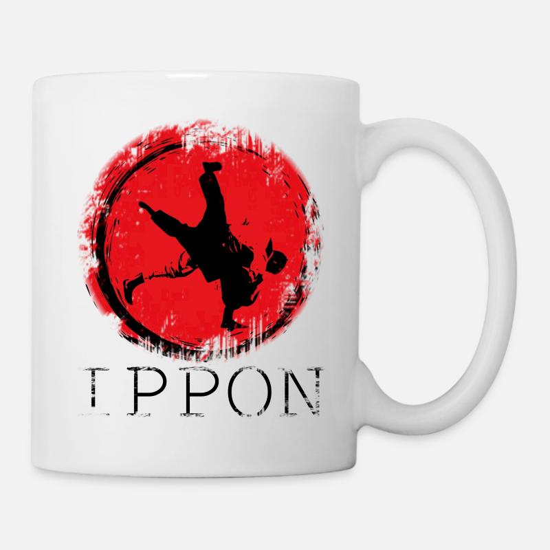 judo ippon Tshirt Design - Tasse - Weiß