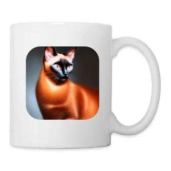 Siamese cat - Mug - white - Right