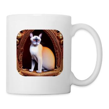 Siamese cat - Mug - white - Right
