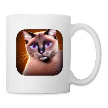 Siamese cat - Mug - white - Right