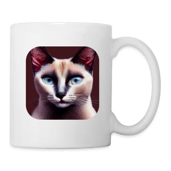 Siamese cat - Mug - white - Right