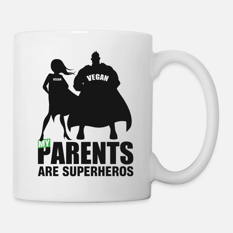 Mes parents sont des super-héros - Mug blanc - blanc