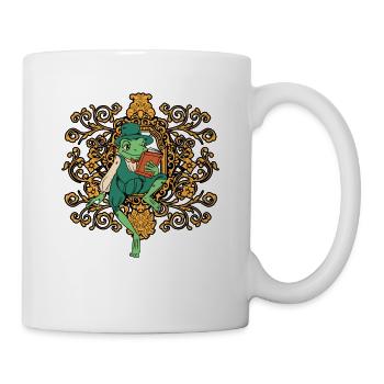 Classy Royalty Prince Toad Frog Amphibian - Mug - white - Right