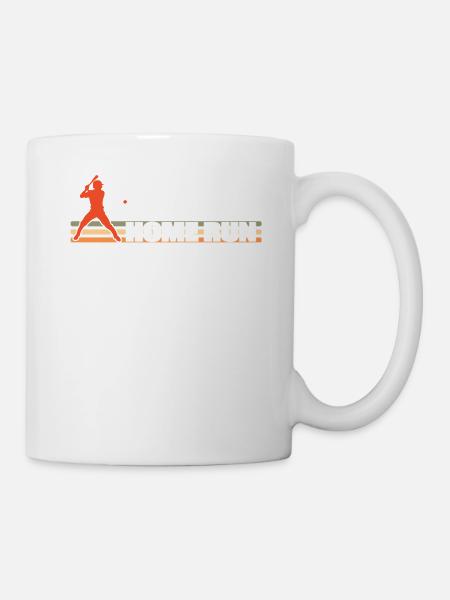 Baseball Home Run - Tasse - Weiß