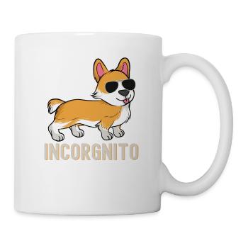 Funny Incorgnito Welsh Corgi Owner Dog Lover Corgi - Mug - white - Right