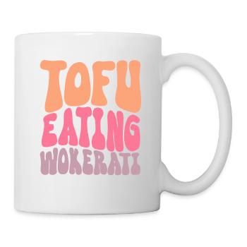 Funny Tofu Eating Wokerati Anti-Tory - Mug - white - Right