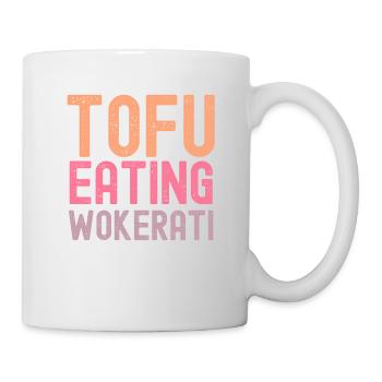 Funny Tofu Eating Wokerati Anti-Tory - Mug - white - Right