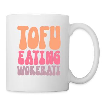 Funny Tofu Eating Wokerati Anti-Tory - Mug - white - Right