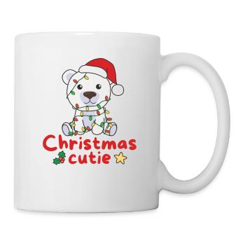 Polar Bear Christmas Polar Bear Christmas Cutie - Mug - white - Right