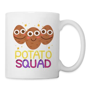 Potato Squad Cool Vegetarian Potatoes Team - Mug - white - Right
