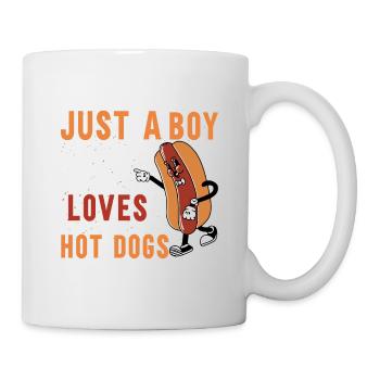 Hotdog Food Lover Hotdogs Essen Hotdog Verkäufer - Tasse - Weiß - Rechts