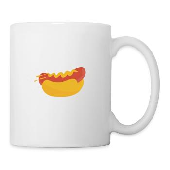 Hotdog Food Lover Hotdogs Essen Hotdog Verkäufer - Tasse - Weiß - Rechts