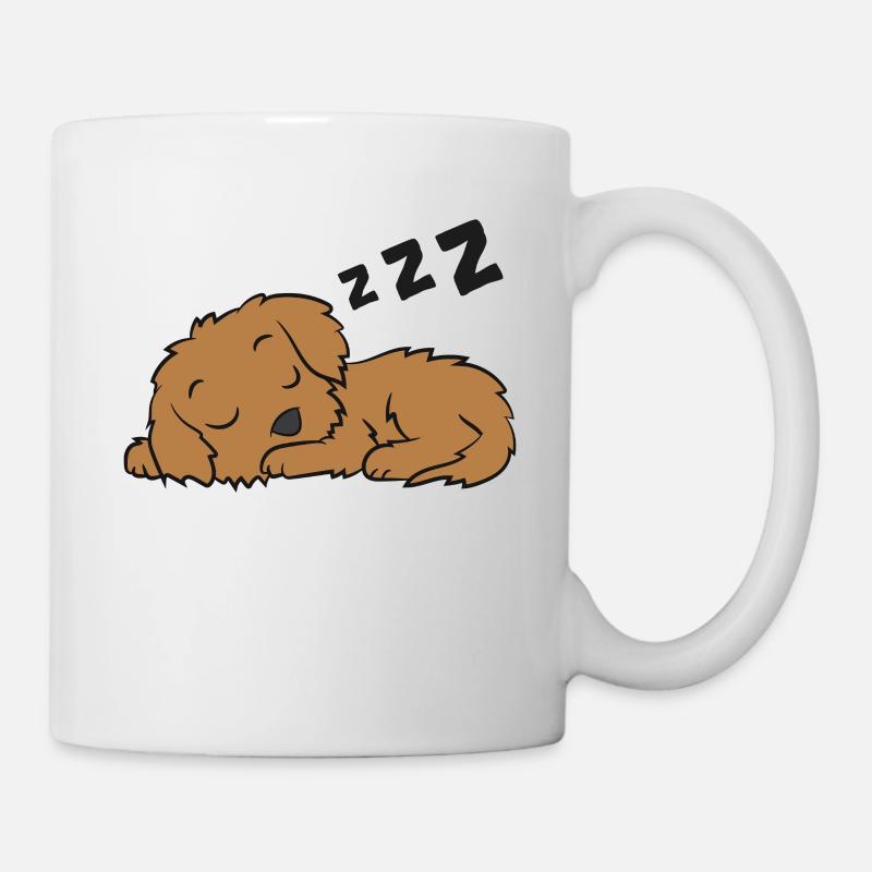 Cockapoo Hund Pyjama Lustig Schlafender Cockapoo - Tasse - Weiß