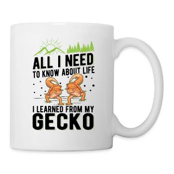 Gecko Cadeau Léopard Gecko - Mug blanc - blanc - Droite
