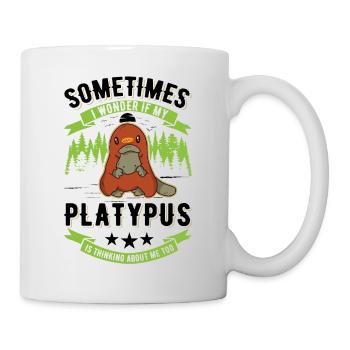 Platypus Spell Platypus - Mug - white - Right