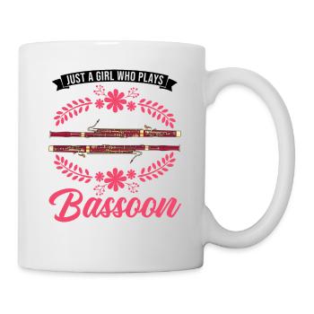 Bassoon Girl Bassoonist Bassoon Player - Mug - white - Right