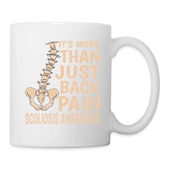 It's more than just back pain, scoliosis 5 - Mug - white - Right