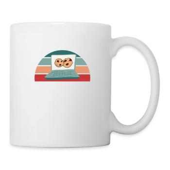 Comme Mon Ordi J'Accepte Les Cookies - Mug blanc - blanc - Droite