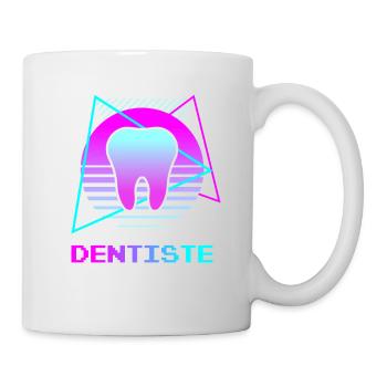 Retro Dentiste Dentisterie - Mug blanc - blanc - Droite