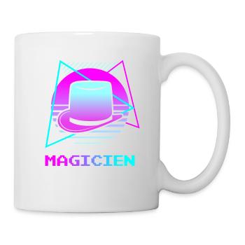 Retro Magicien Magique Magie - Mug blanc - blanc - Droite