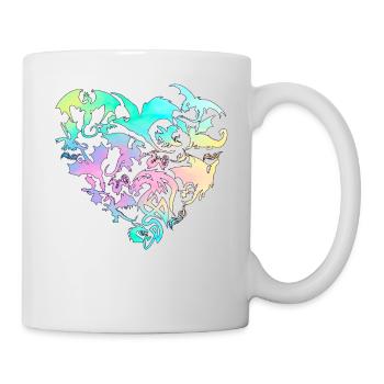 Dragon heart - Mug - white - Right