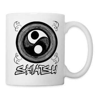Shiatsu Yoga Meditation Massage Buddha Japanisch 4 - Tasse - Weiß - Rechts