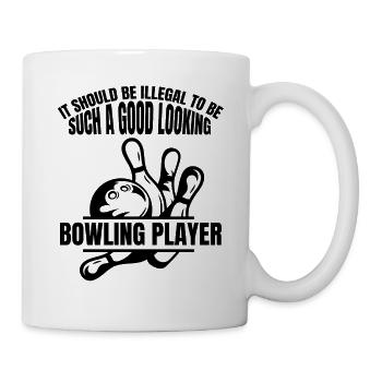 Bowling Kegel Gift Bowling Ball Bowler Bowling - Mug - white - Right