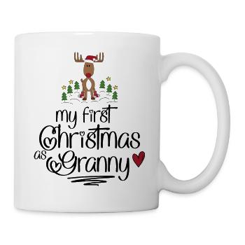 Lustige Geschenke für Granny zu Weihnachten - Tasse - Weiß - Rechts