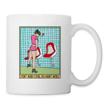 PEE FETISH GIRL GENDER TOILET SEXY - Tasse - Weiß - Rechts