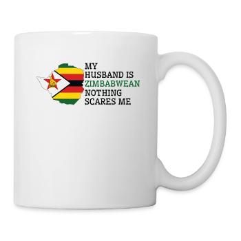 Rien ne me fait peur Zimbabwe Mari Zimbabwe - Mug blanc - blanc - Droite