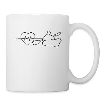 Canoe Kayak Heartbeat - Mug - white - Right