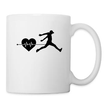 Parkour heartbeat - Mug - white - Right