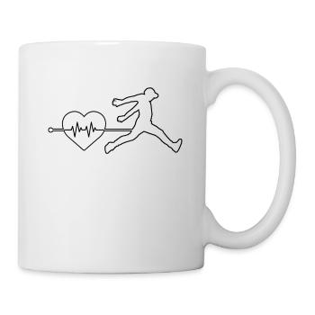 Parkour heartbeat - Mug - white - Right
