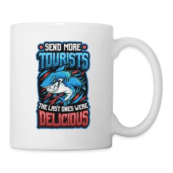 Send more tourists - Mug - white - Right