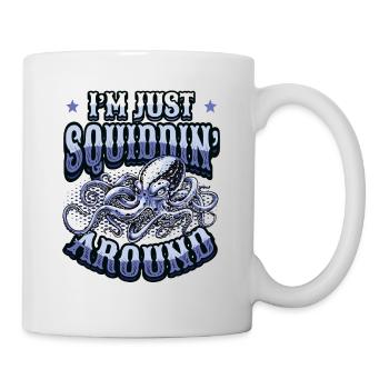 I'm just an octopus - Mug - white - Right