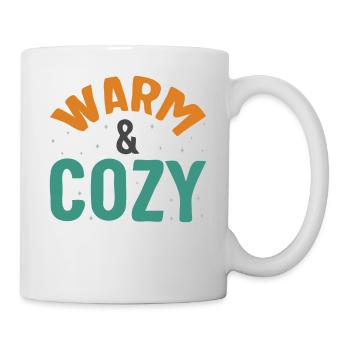 Halloween Theme Warm And Cozy Coffee Lover Mug - Mug - white - Right