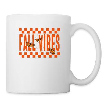 Halloween Theme Fall Vibes Coffee Lover Mug Gift, - Mug - white - Right