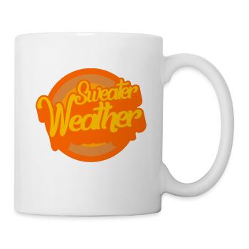 Halloween Sweater Weather Rainbow Coffee Lover - Mug - white - Right