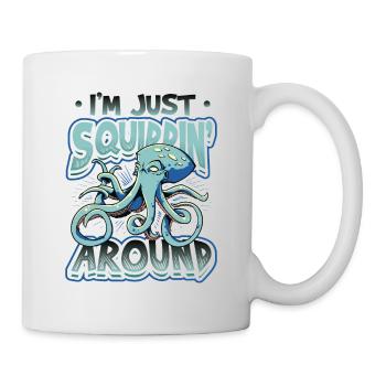 I'm just an octopus - Mug - white - Right