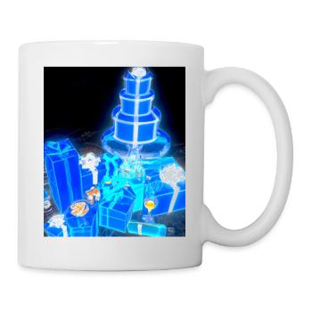 Weihnachten Weihnachtsbaum Schematic Blaupause - Tasse - Weiß - Rechts