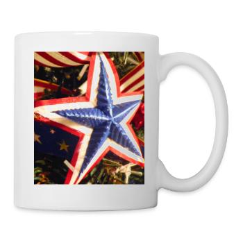 Poinsettia de Noël américain - Mug blanc - blanc - Droite