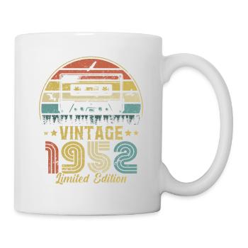 Vintage-Kassette 1952 - Tasse - Weiß - Rechts