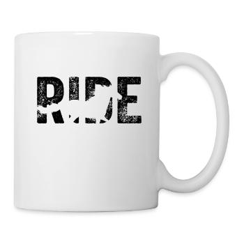 Riding horses like no one Cowboy racehorse - Mug - white - Right